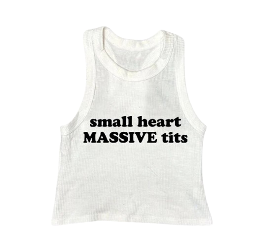 Small Heart Massive Tits Tank Top