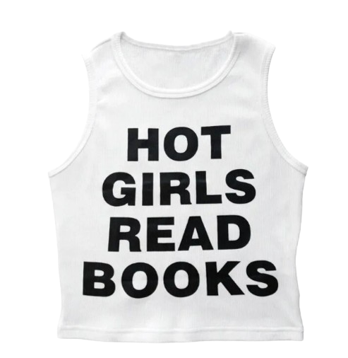 Hot Girls Read Books Tank Top