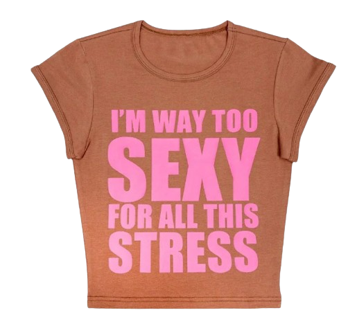 Im Way Too Sexy For All This Stress Baby Tee
