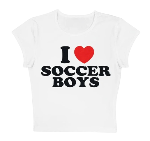 I Love Soccer Boys Baby Tee